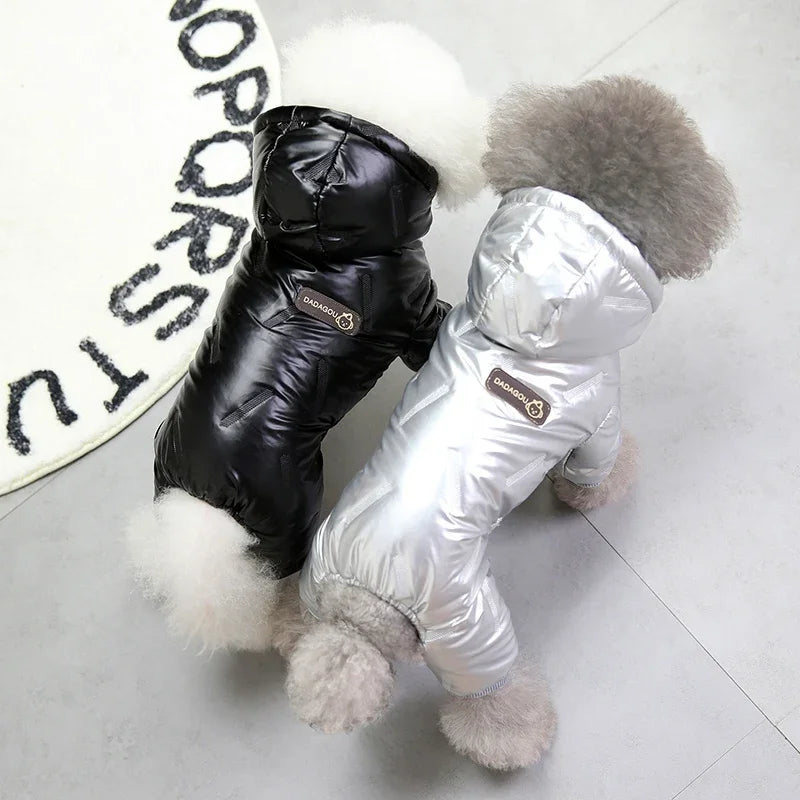 Lightweight Waterproof Dog Winter Overall – Windproof Jacket for All Dog Sizes