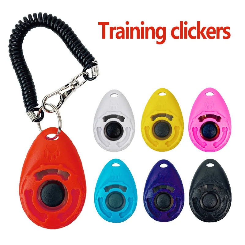 Dog Training Clicker Pet Cat Dog Click Trainer Various Style