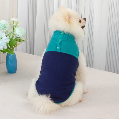 Fleece Dog Clothes Warm Vest for Small Dogs Spring Autumn