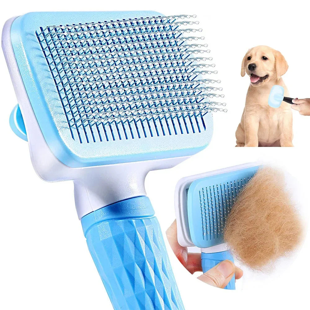 Dog & Cat Hair Remover Brush Grooming Comb for Long Hair Pets