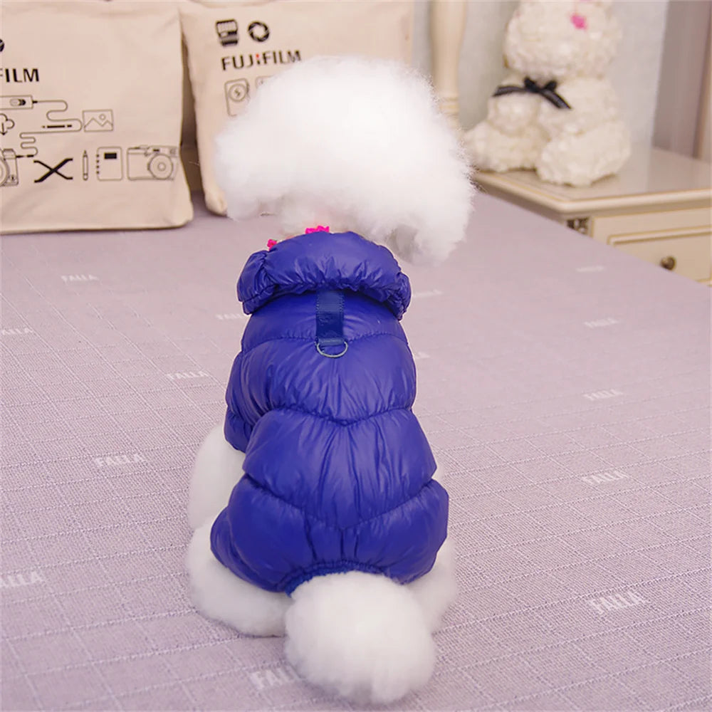 Fleece Dog Winter Jumpsuit