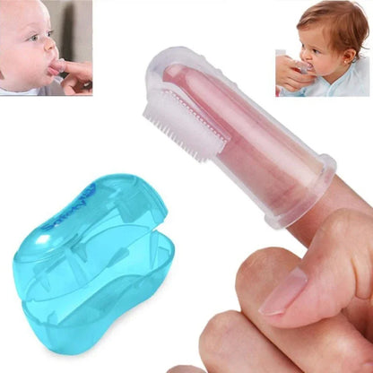 Super Soft Silicone Pet Finger Toothbrush for Dogs & Cats Teeth Care