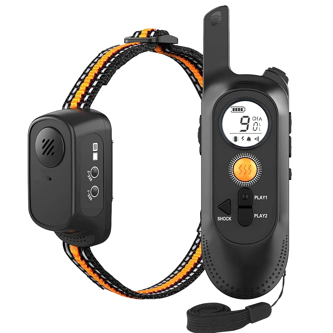 Waterproof Remote Dog Training Collar Vibration & Shock for Large Dogs