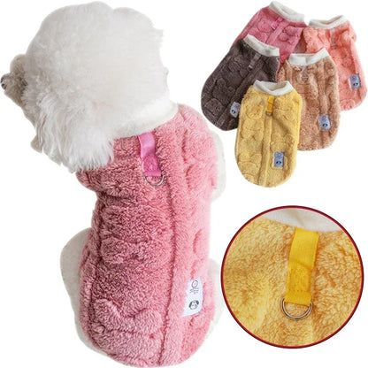 Fleece Dog Winter Sweater