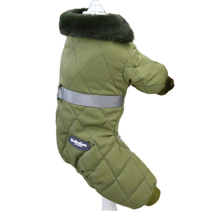 Hooded Dog Winter Jumpsuit