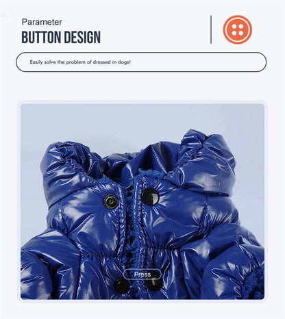 Fleece Dog Winter Jumpsuit