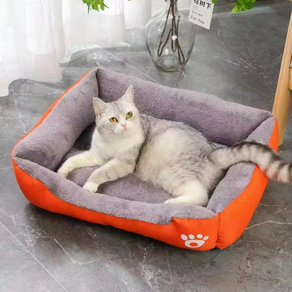 Waterproof Soft Warm Square Pet Bed House for Small to Large Dogs