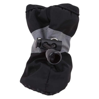 4‑Pack Anti‑Slip Waterproof Dog & Cat Snow Shoes Thick Warm Booties