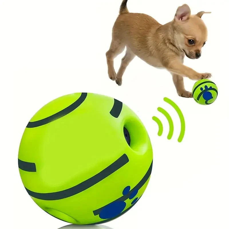 Interactive Giggle Ball Dog Toy for IQ Training & Mental Stimulation