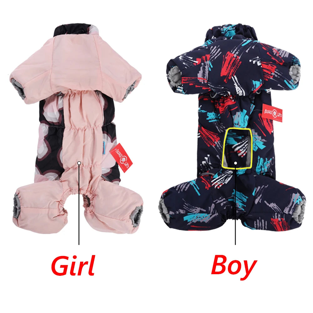 Dog Winter Overalls