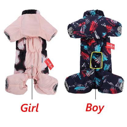 Dog Winter Overalls