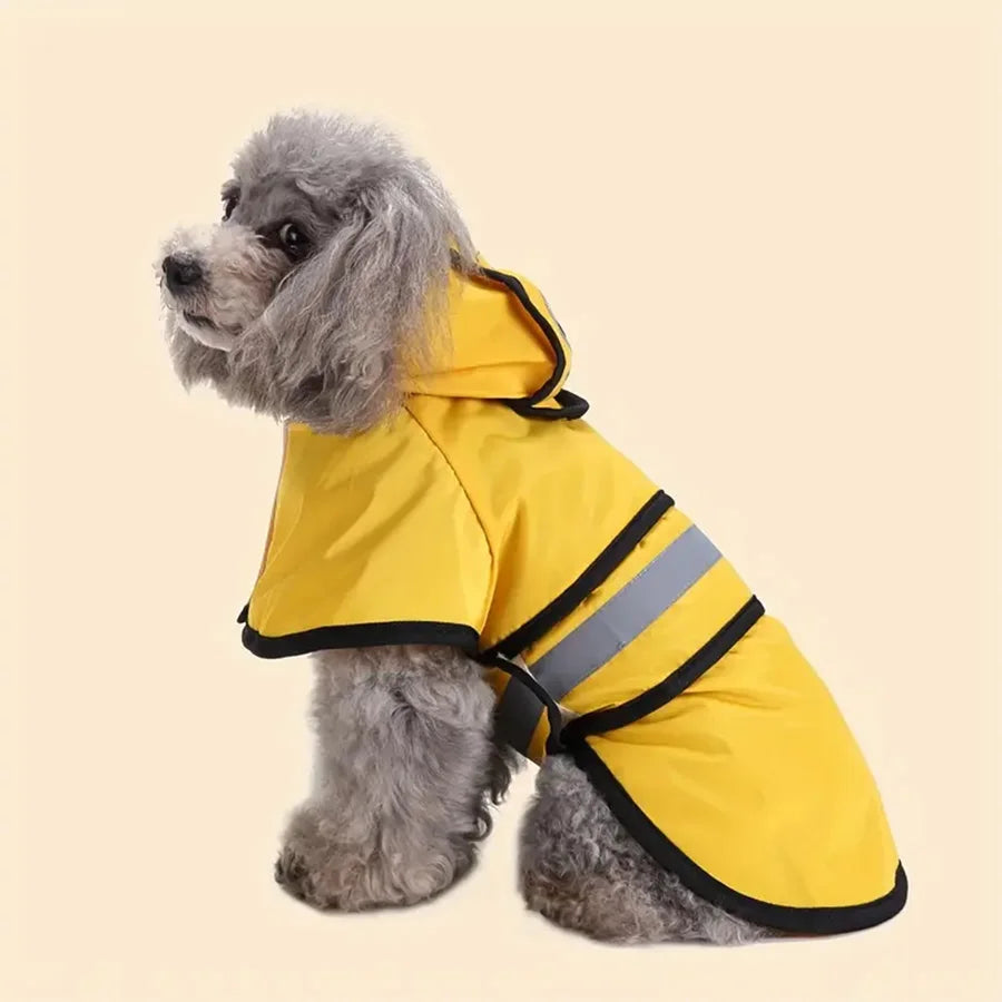 Adjustable Waterproof & Windproof Dog Raincoat