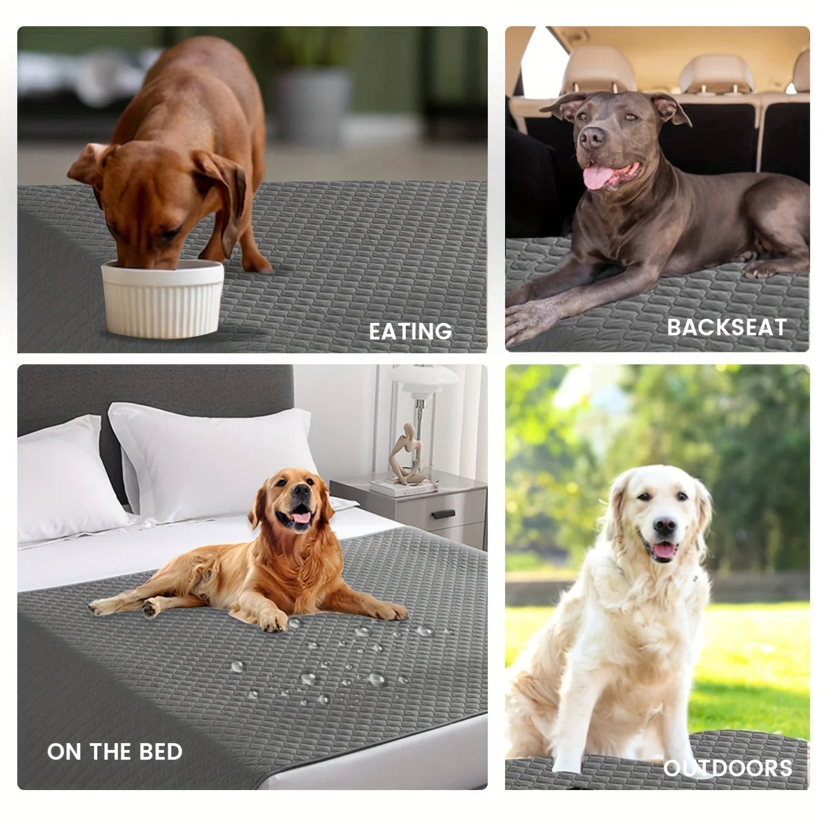 Anti‑Leaking Non‑Slip Dog Bed Cover Sofa Protector for Cats & Dogs