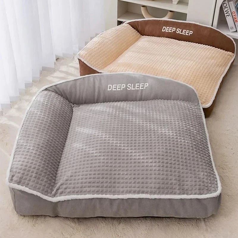 Warm Pet Bed for Dogs & Cats Winter Sofa Blanket Small to Large Pets
