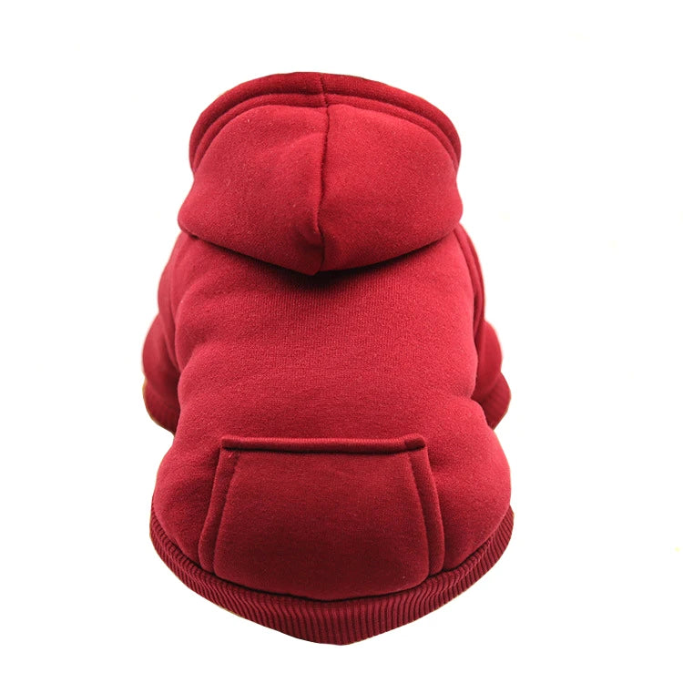 Warm Winter Dog Hoodie for Small & Medium Dogs French Bulldog Coat