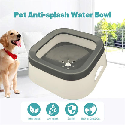 Anti-Splash Pet Water Bowl