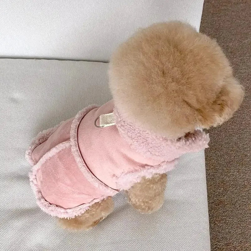Luxury Soft Winter Dog Clothes Coat for Small & Medium Dogs
