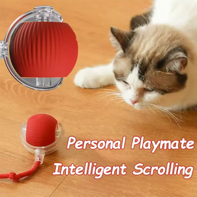 Intelligent Interactive Pet Ball with Obstacle Avoidance for Dogs & Cats