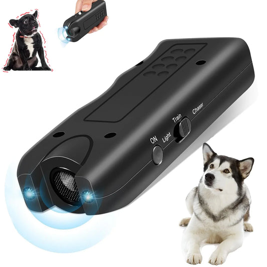Dog Ultrasonic Repeller Pet Training Device Outdoor Deterrent Chaser
