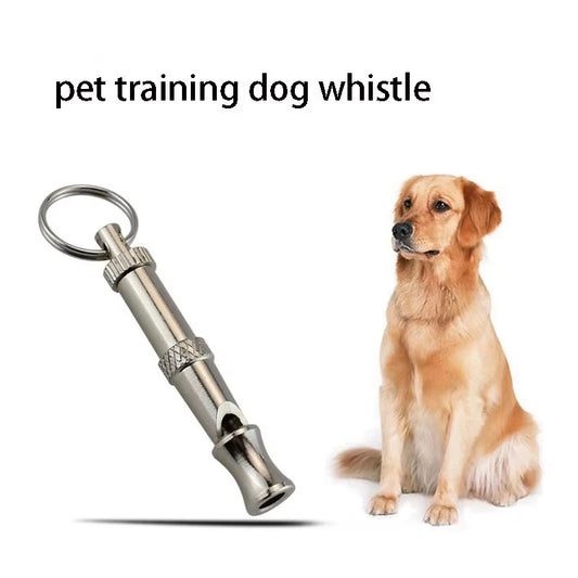 Adjustable Stainless Steel Dog Training Whistle Bark Control Tool