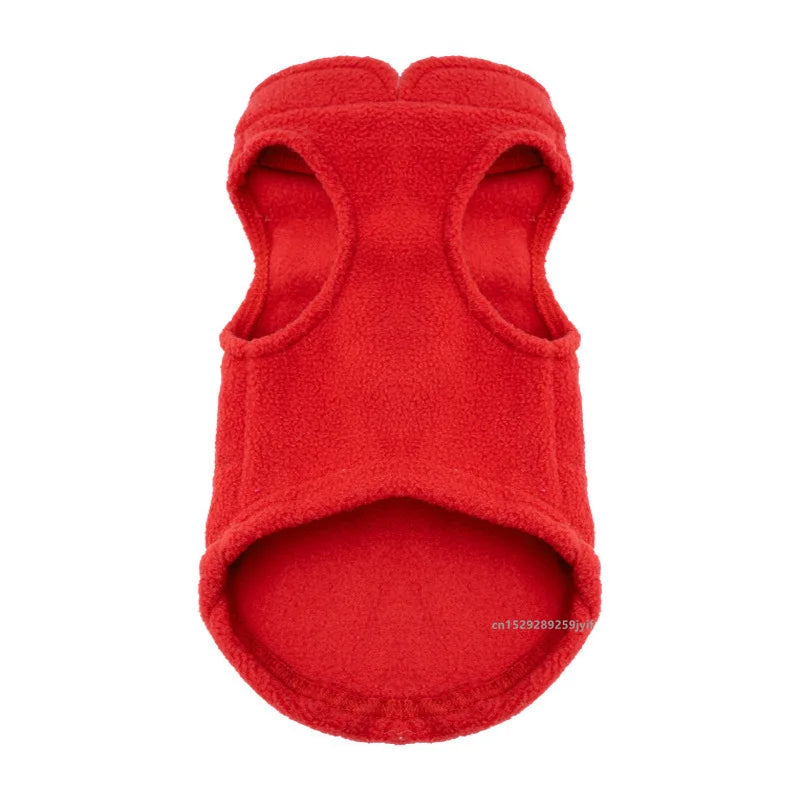 Winter Warm Dog Jacket Vest with D‑Ring for Small Dogs & Cats