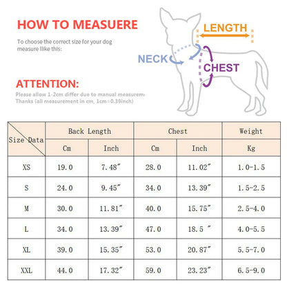 Fleece Dog Winter Jumpsuit