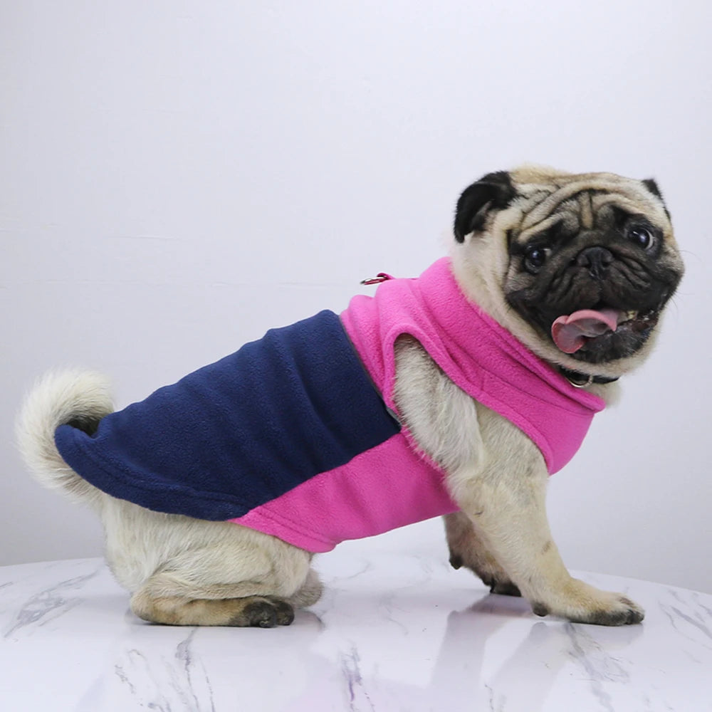 Winter Fleece Dog Clothes Warm Jacket for Small Dogs & Cats