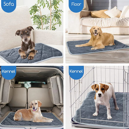 Self Heating Thermal Pet Pad Washable Anti-Slip Dog & Cat Crate Mat