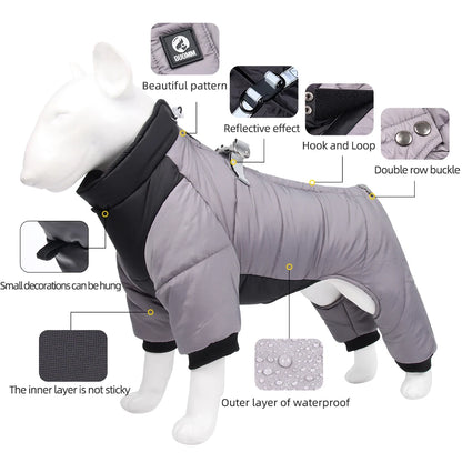 Waterproof Dog Winter Jacket