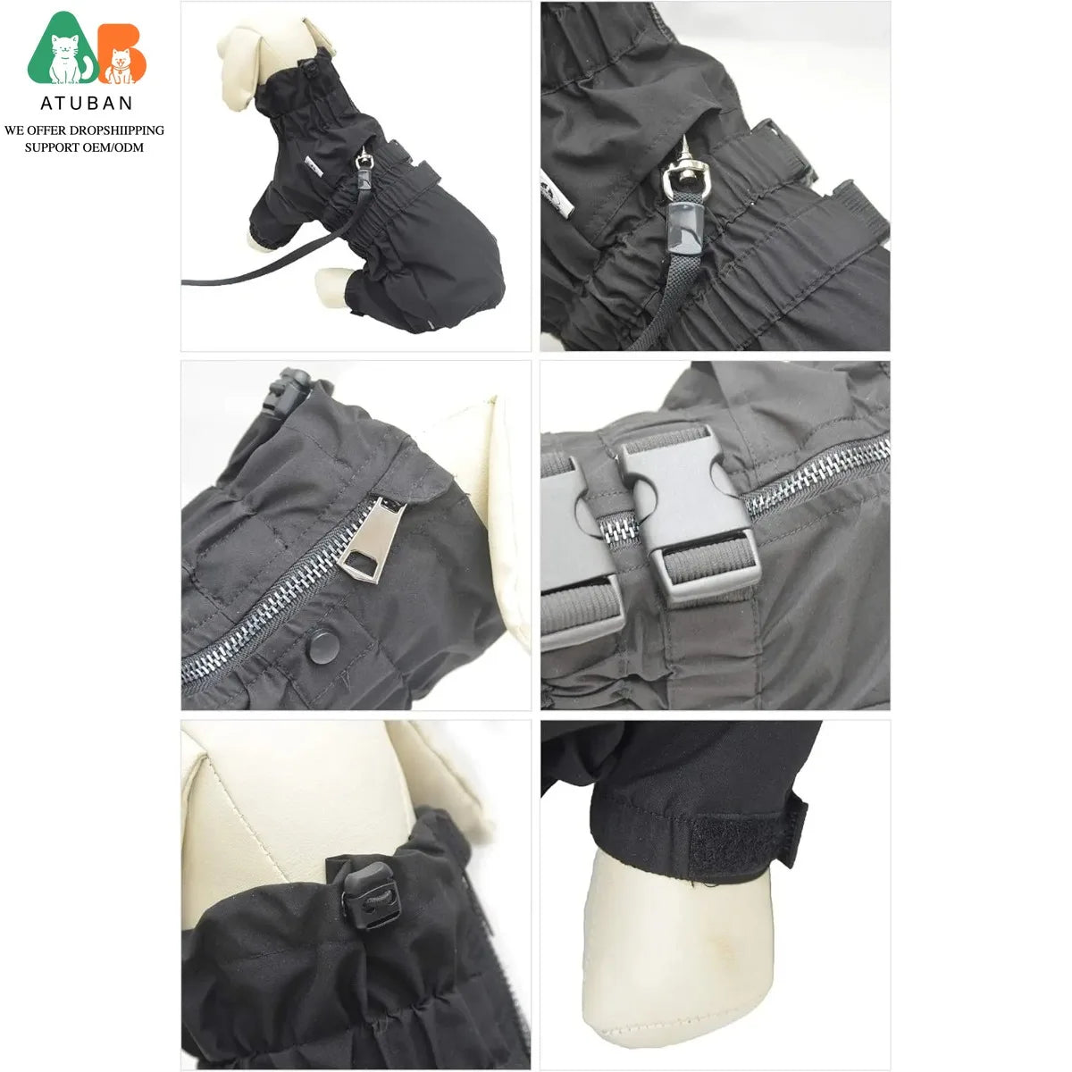 Dog Reflective Rain Jacket