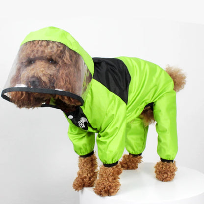 Waterproof Dog Raincoat with Hood
