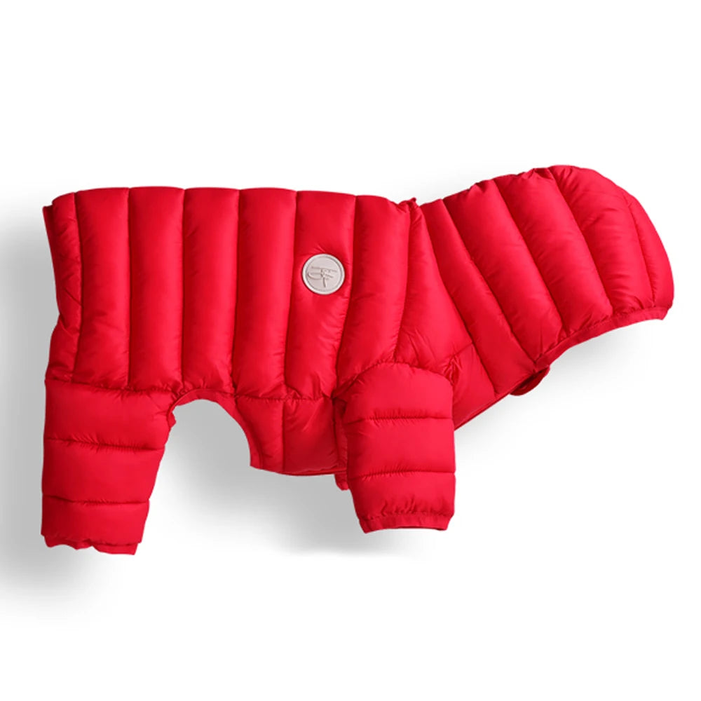 Dog Winter Padded Overalls