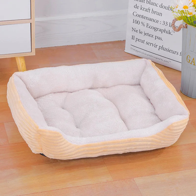 Waterproof Soft Warm Square Pet Bed House for Small to Large Dogs