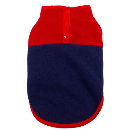 Fleece Dog Clothes Warm Vest for Small Dogs Spring Autumn