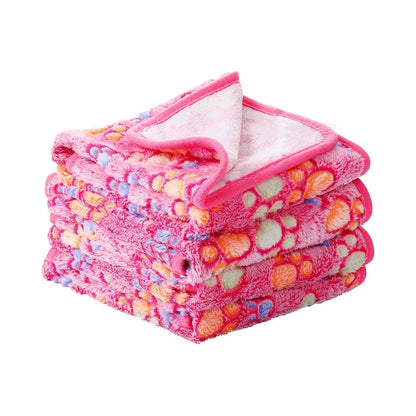 Soft Fluffy Pet Travel Blanket Mat for Cats & Dogs Warm Comfort