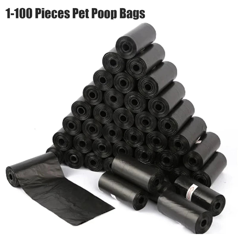 New Rolled Dog Poop Bag Biodegradable Thickened Pet