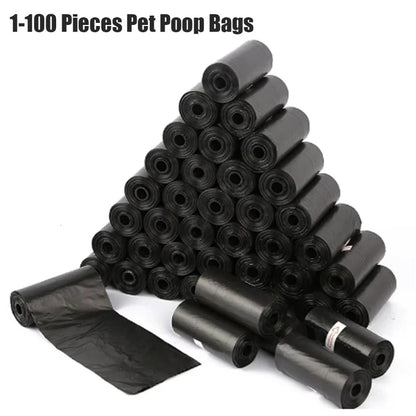 New Rolled Dog Poop Bag Biodegradable Thickened Pet