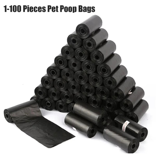 New Rolled Dog Poop Bag Biodegradable Thickened Pet