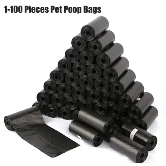 New Rolled Dog Poop Bag Biodegradable Thickened Pet
