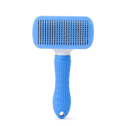 Self-Cleaning Pet Hair Remover Brush for Dogs & Cats Grooming