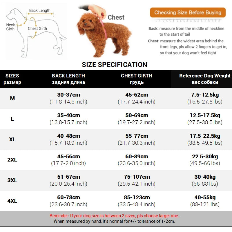 Dog Waterproof Raincoat