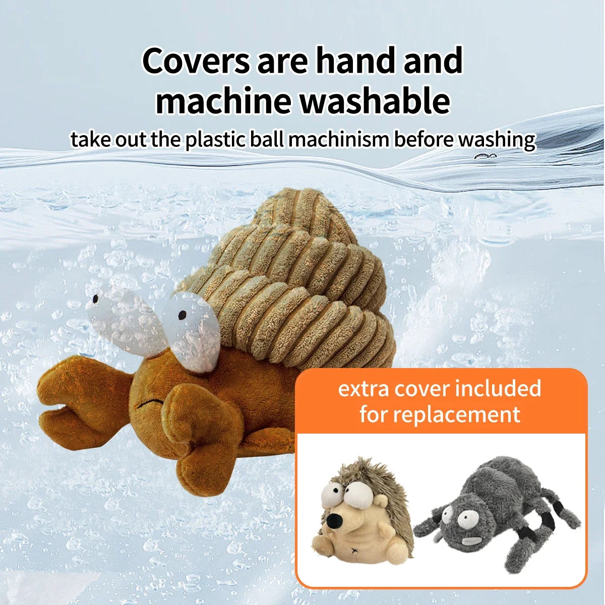 Interactive Plush Dog Toy Ball for Fetch Chew & Dancing Play