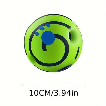 Interactive Giggle Ball Dog Toy for IQ Training & Mental Stimulation