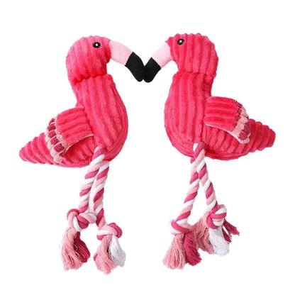 Flamingo Pet Toy Bite-Resistant Interactive Toy for Cats & Dogs