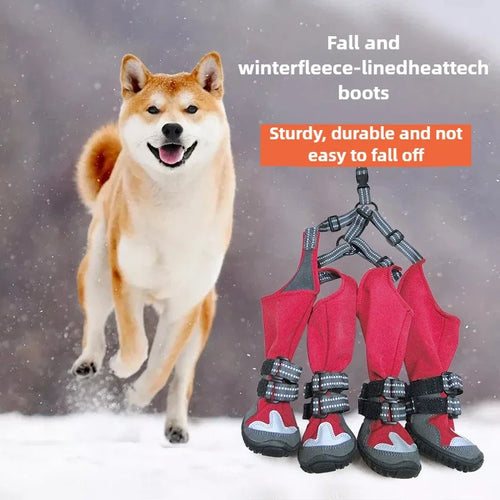 Dog Winter Long Boots