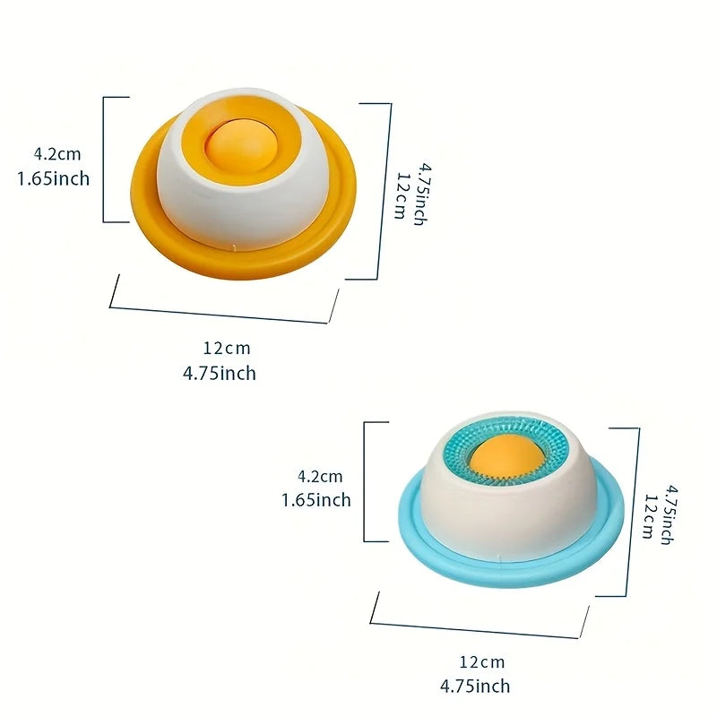 Interactive Pet Lick Mat Slow Feeder Bowl for Dogs & Cats