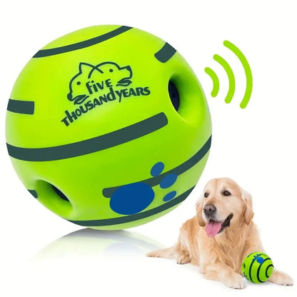 Interactive Giggle Ball Dog Toy for IQ Training & Mental Stimulation