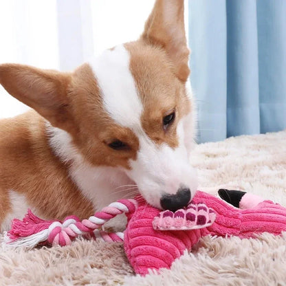 Flamingo Pet Toy Bite-Resistant Interactive Toy for Cats & Dogs
