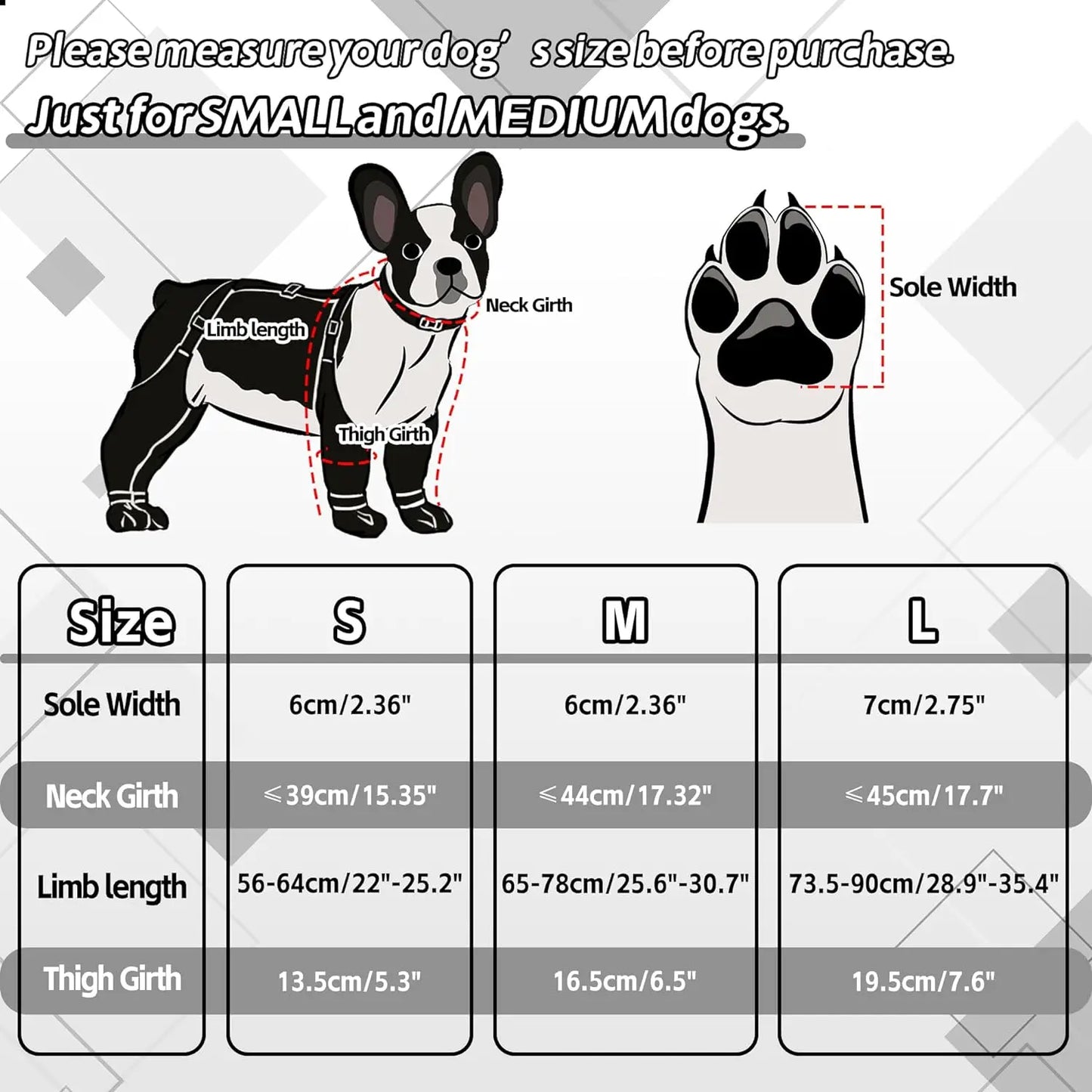 Anti‑Slip Outdoor Dog Shoes Paw Protector Rain Booties for Dogs