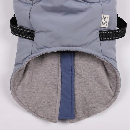 Waterproof Winter Dog Jacket with Built-In Harness – Warm Coat for All Dog Sizes